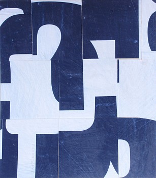 Cecil Touchon - fs3899ct18, 2018 collage and mixed media on paper 9 x 8 inch image / 17 x 15 inch paper TOUCH2303