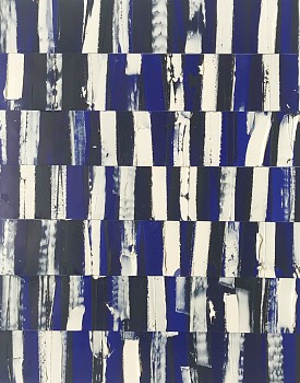 Robert Greene (LA) -&nbsp;ELI, 2018 oil on paper 15 x 12.75 inches, paper / 10.5 x 8.5 inches, image GRE030