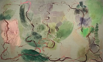 Work:&nbsp;El cielo les golpe&oacute; la cabeza II, 2018 oil on linen 50 x 78 inches IGLE121