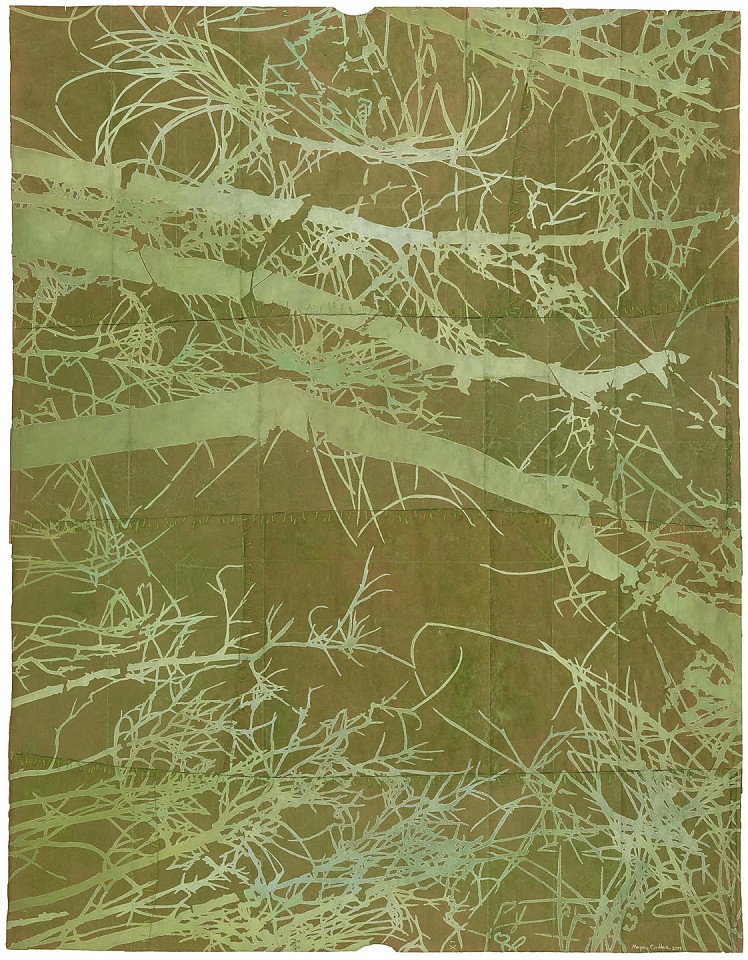 Maysey Craddock
Ghost Pond, 2019
CRADD071
gouache and thread on found paper, 49 x 37 1/2 inches | 54 1/4 x 43 1/8 inches framed
Frame + $2,000.00