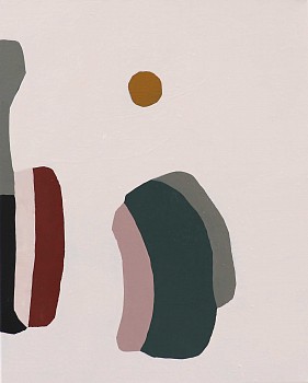 Work: Jen Wink Hays Crest, 2019 oil on canvas 20 x 16 inches / 21 x 17 inches framed JWH070