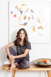 Jen Wink Hays (LA) Press: Domino: At Home With Minted Artist Jen Wink Hays, June  9, 2016 - Anna Kocharian, Domino