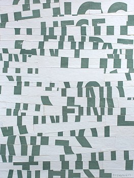 Cecil Touchon (LA) -&nbsp;fs3862ct17, 2017 collage on paper 9 x 7 inches TOUCH2368