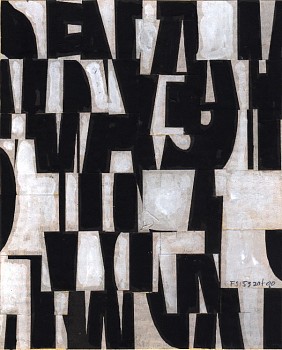 Cecil Touchon (LA) -&nbsp;fs1532ct00, 2000 collage on paper 7.5 x 6 inches (image) TOUCH2367