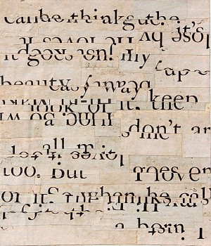 Cecil Touchon - fs3926ct19, 2019 collage on paper 4 1/2 x 4 inch image / 11 1/4 x 9 1/8 inch paper TOUCH2381