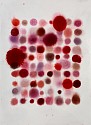 Lourdes Sanchez (LA), 80 Dots, Mostly Red
2020, ink, watercolor and pencil on paper