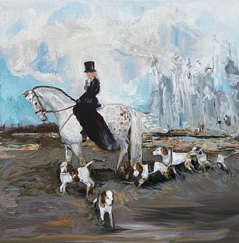 Work: Suzy Spence Late in the Season, 2020 acrylic on panel 24 x 24 x 2 inches SPENC285