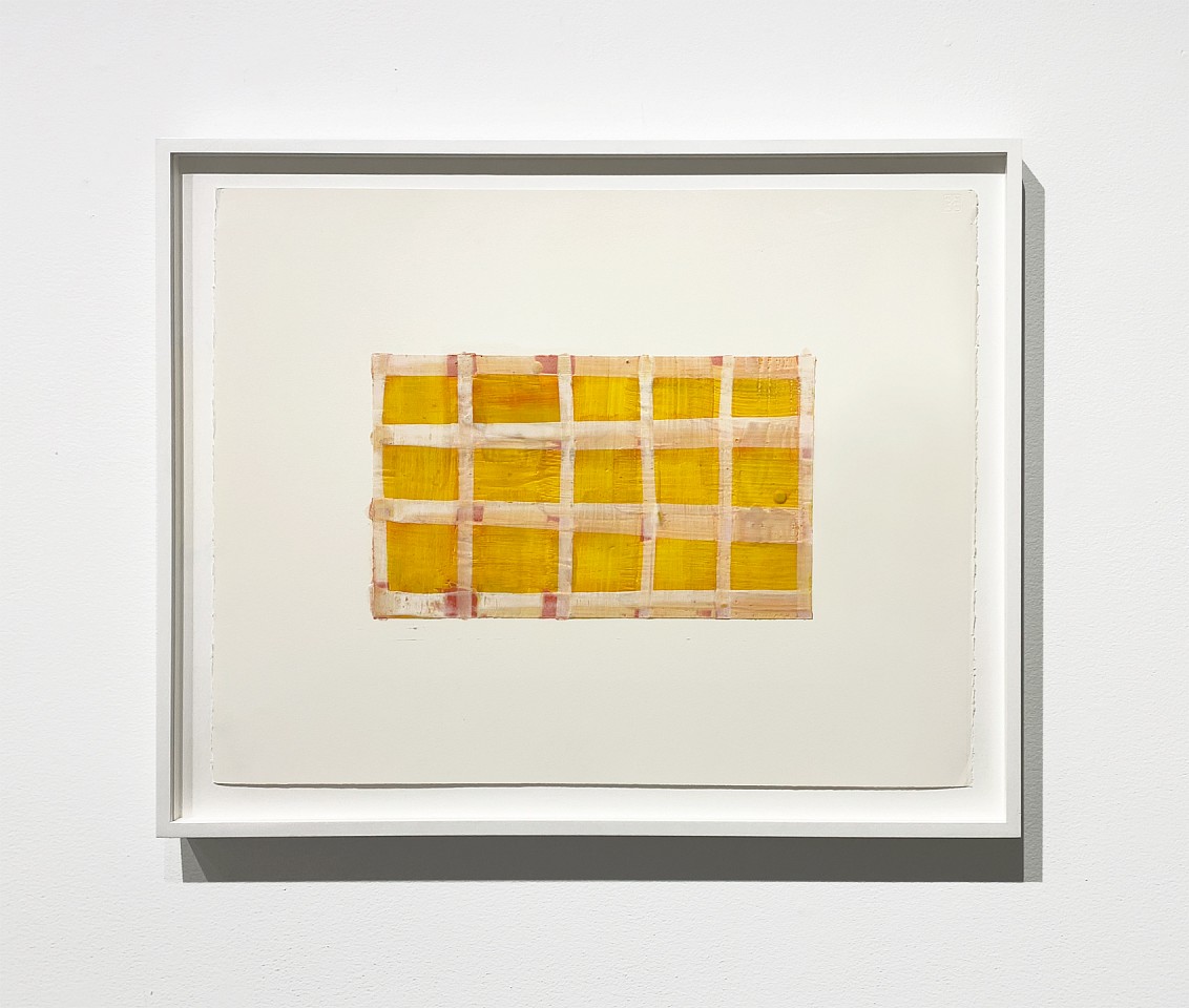 Don Maynard
White Grid, 2013
MAY351
encaustic, 20 x 26 inch paper / 9 x 15 inch image / 23 x 29 1/2 inch frame