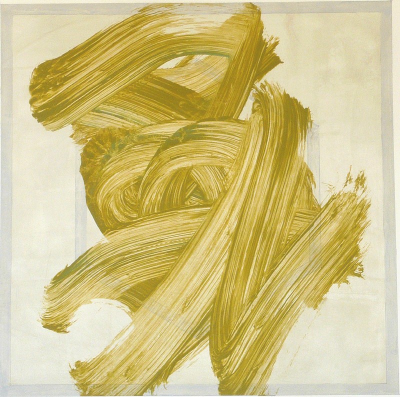 Joseph Haske
Gray + Ochre, 2012
HAS200
acrylic and marble dust on paper, 18 x 18 inches
