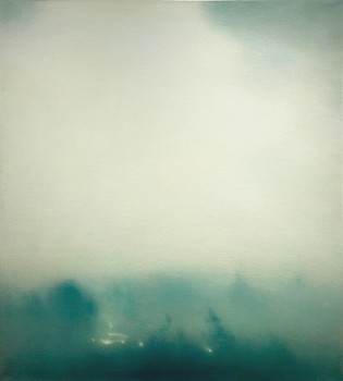 Work: Michael Abrams Fulton Brook, 2020 oil on canvas 40 x 36 inches ABR424