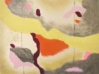 Vinna Begin (LA) - Untitled, 2021 oil on paper 5 3/4 x 8 1/4 inches BEG012