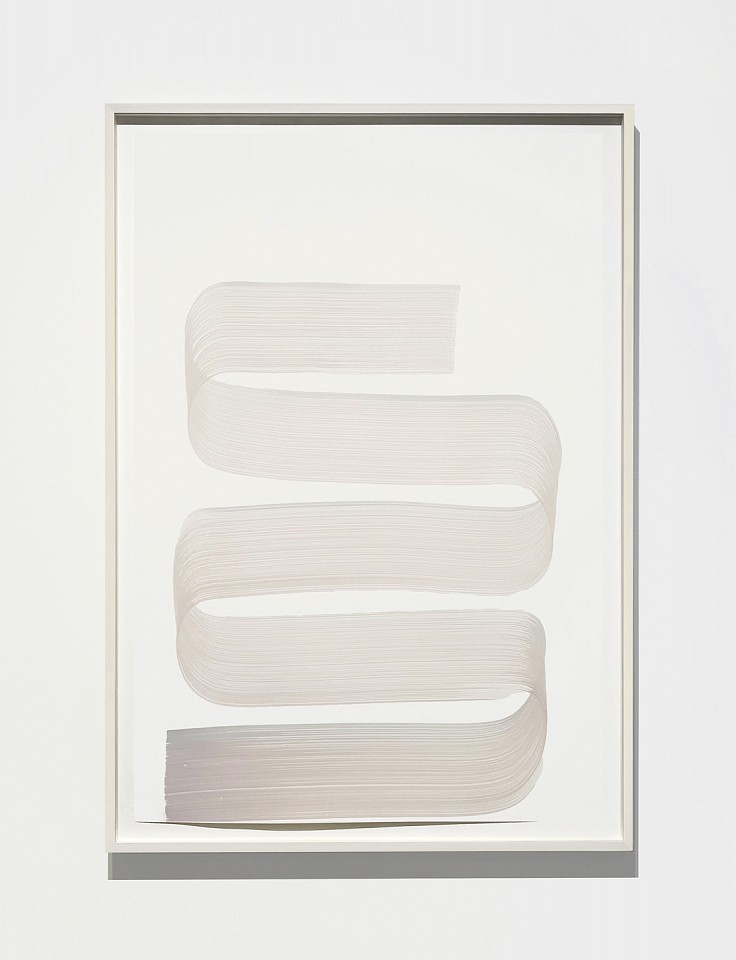 Agnes Barley
Continuous Stroke, 2021
BARL703
acrylic on paper, 44 x 30 inches / 47 1/2 x 43 1/2 inches framed
