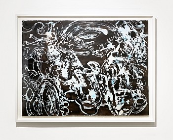 Work: Bo Joseph Untitled, 2002 ink and tempera on paper 38 1/2 x 49 3/4 inch paper / 43 x 54 1/4 inch frame JOS269