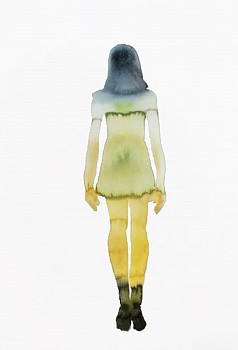 Kim McCarty (LA) -&nbsp;Anonymous, 2020 watercolor on paper 22 x 15 inches MCCAR116