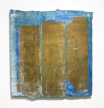 Work:&nbsp;Eugene Brodsky SB24, 2017 ink on silk mounted on panel 36 x 33 inch panel BROD345