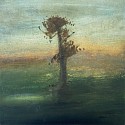Poogy Bjerklie, Last Tree Standing
2021, oil on paper mounted on wood panel