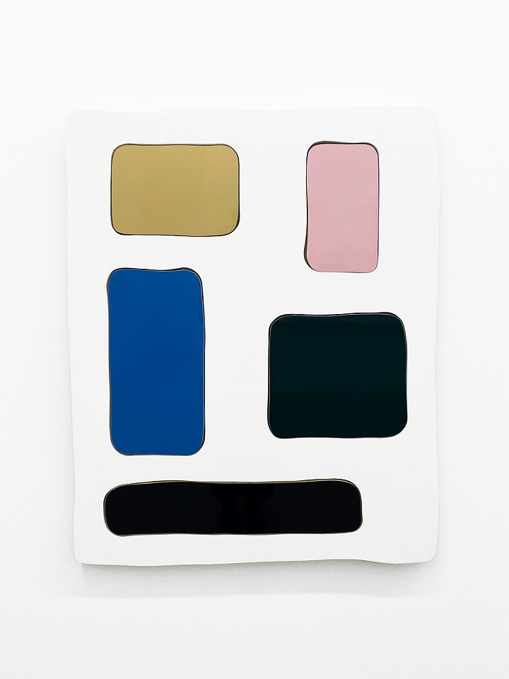 Andrew Zimmerman
Colors in White 1, 2021
ZIM916
Automotive paint on wood, 40 x 32 x 1 1/2 inches