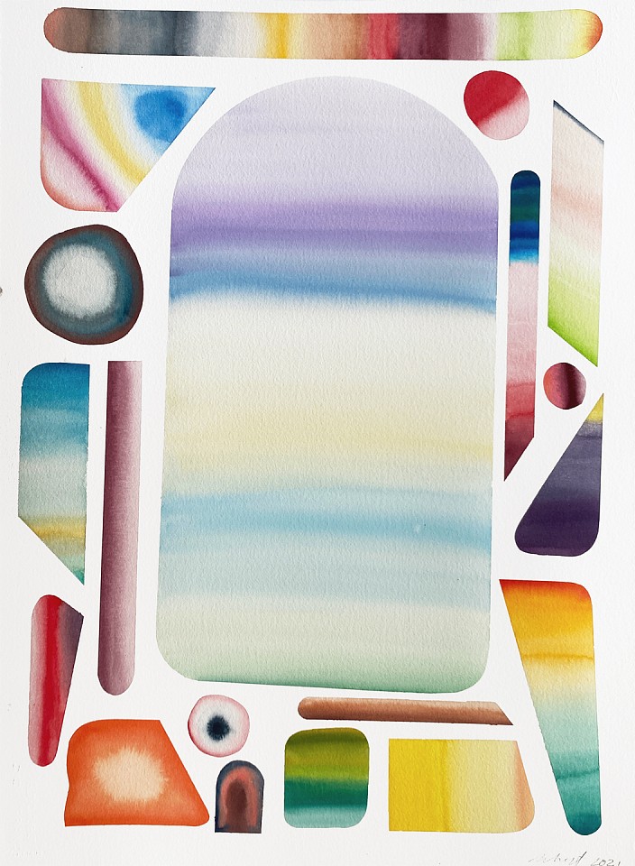 Sam Schonzeit
Untitled, 2021
SCHON001
watercolor on paper, 30 x 22 inches / 33 3/4 x 26 1/4 inch frame
Frame + $