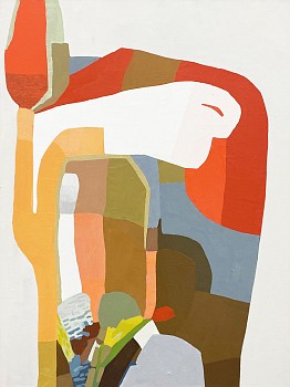 Work:&nbsp;Jen Wink Hays I'll Fold, 2021 oil on canvas 30 x 36 inches / 31 1/2 x 37 1/2 inch frame JWH110