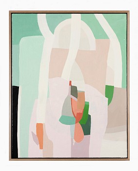 Jen Wink Hays (LA) -&nbsp;Turnabout, 2021 oil on canvas 31 x 25 inches framed JWH115