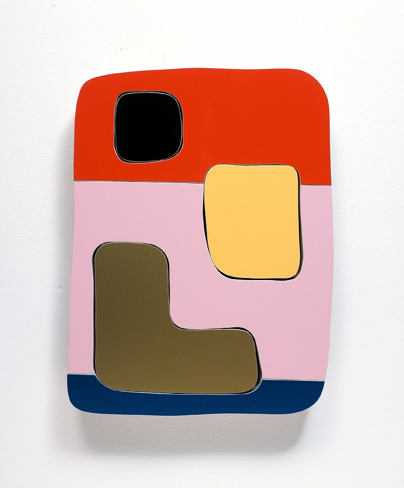 Andrew Zimmerman
Red Pink Blue, 2021
ZIM944
Automotive paint on wood, 15 x 11 1/2 x 1 3/4 inches