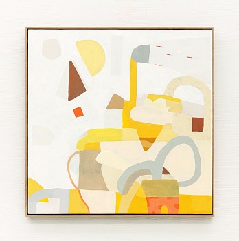 Work:&nbsp;Exact Science, 2021 oil on canvas 48 x 48 inches JWH121