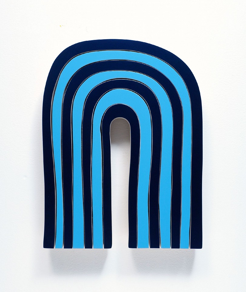 Andrew Zimmerman
Two Blues (One), 2022
ZIM947
Automotive paint on wood, 14 1/2 x 11 x 1 3/4 inches
