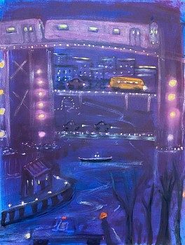 Work:&nbsp;Untitled, 2022 oil on paper 30 x 22 inches lyn912