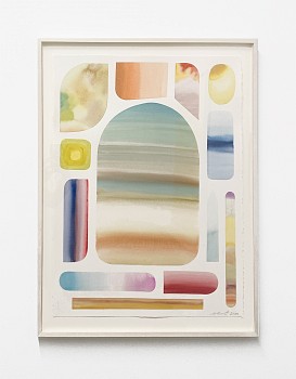 Work: Sam Schonzeit  Untitled, 2022 watercolor on paper 30 x 22 inches SCHON017