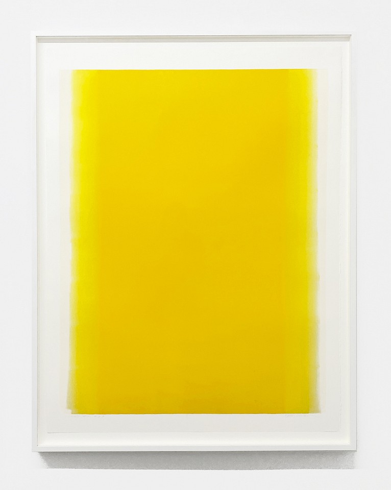 Betty Merken
Illumination, Yellow 07-16-10, 2016
MER894
monotype on rives bfk paper, 54 x 39 inches paper / 58 x 43 inches framed
