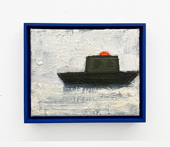 Work:&nbsp;Tug, 2019 oil on canvas 8 x 10 inches lyn768