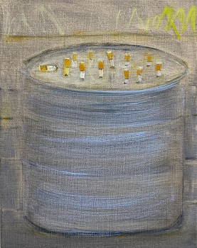 Kathryn Lynch -&nbsp;Butts, 2021 oil on linen 14 x 11 inches LYN926