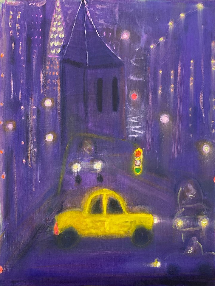 Kathryn Lynch
Yellow Cab in Purple Night, 2022
LYN921
oil on linen, 24 x 18 inches