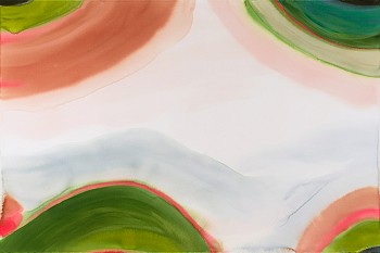 Shawn Dulaney (LA) -&nbsp;Geography VIII, 2022 watercolor on paper 40 x 60 inches DULAN1147