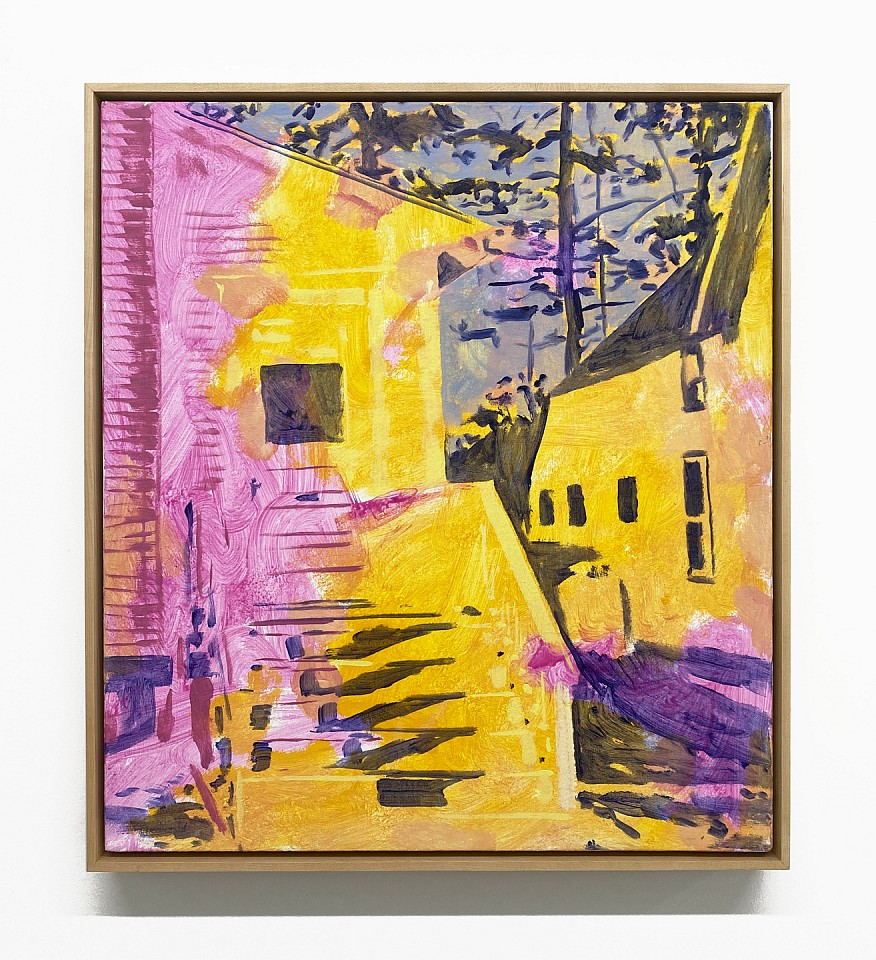 Tessa Greene O&#039;Brien
Tendency Towards Daydreaming (Dana St.), 2021
TGO001
acrylic and oil on canvas, 26 7/8 x 24 inches