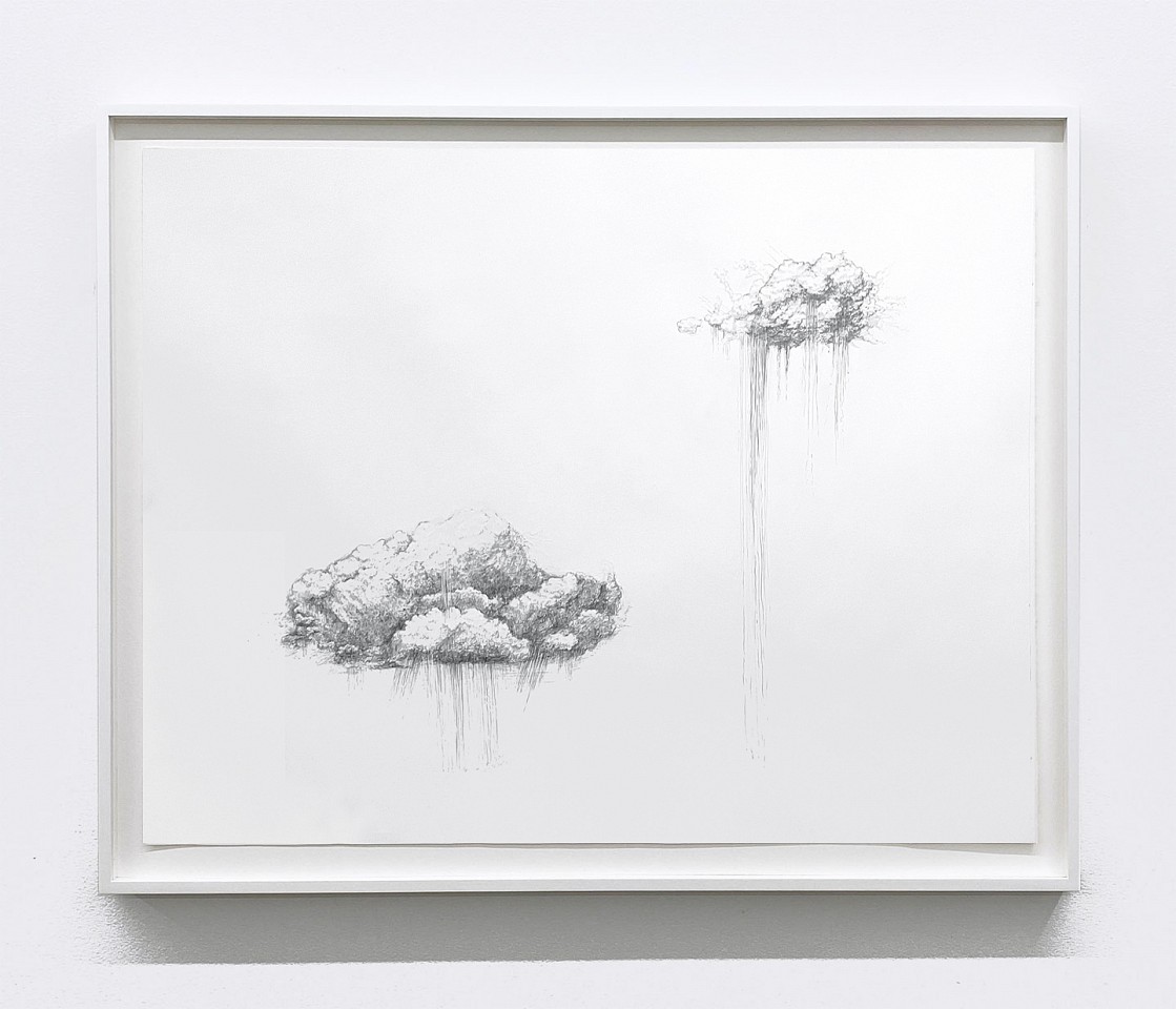 Susan Graham
Cloud Practice (2 Raining), 2022
GRA057
graphite drawing, 37 3/4 x 48 3/4 inches