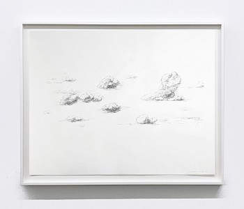 Susan Graham -&nbsp;Cloud Practice (Cloud Parade), 2022 graphite drawing 37 3/4 x 48 3/4 inches GRA058