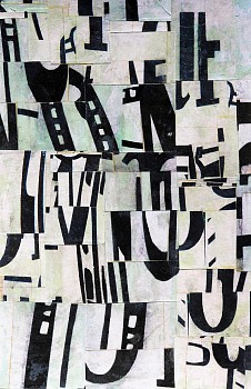 Cecil Touchon - Fs4064ct22, 2022 collage on paper 9 x 6 inch image / 19 x 15 1/4 inch paper TOUCH807