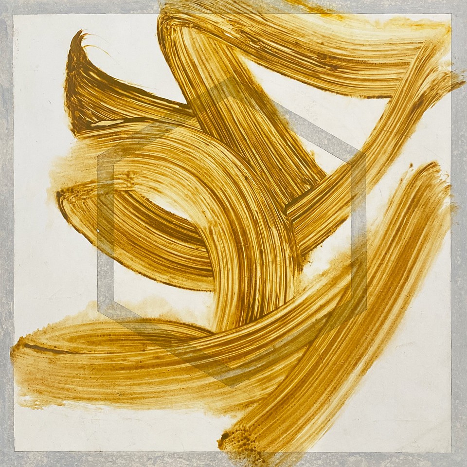 Joseph Haske
F - A/P Ochre Series, 2013
HAS212
acrylic and marble dust on paper, 18 x 18 inches