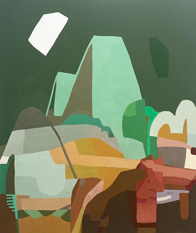 Jen Wink Hays
Folded Mountains, 2022
JWH128
oil on canvas, 48 x 40 inches