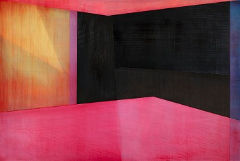 Work: Inclination, 2022 oil on panel 40 x 60 inches SCHAE119
