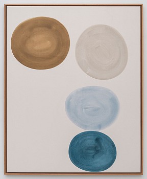 Agnes Barley (LA) -&nbsp;Untitled, 2022 acrylic on canvas 63 x 51 inches / 63 x 53 inches framed BARL881