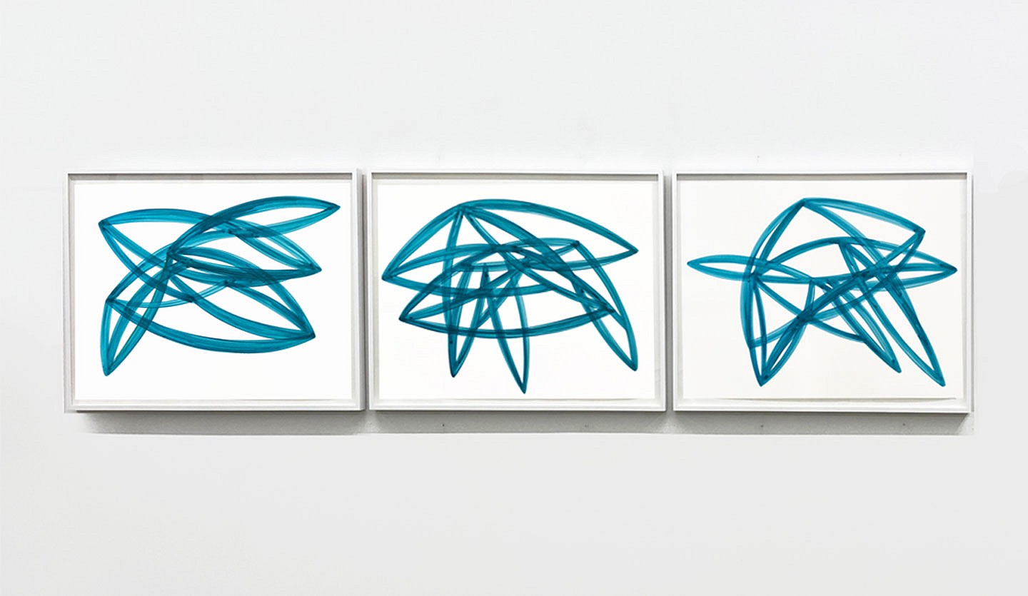 Agnes Barley
Untitled (Monochromes, Green) Installation, 2022
22 x 30 inches / 25 x 33 inches framed each / 25 x 101 inches group