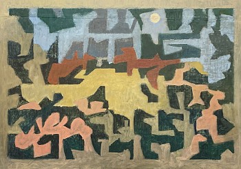 James Kao -&nbsp;Barker Dam, 2022 oil on linen over board 14 x 20 inches KAO040