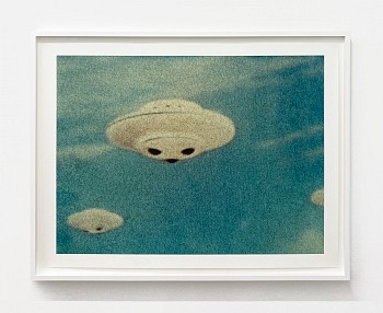 Work: U.F.O. #1, ed. of 17, 2014 K-3 pigment print 35 x 44 inch paper / 31 x 40 inch image, ed. of 17 | 54 x 71 inch paper / 50 x 67 inch image, ed. of 7 HUGG221