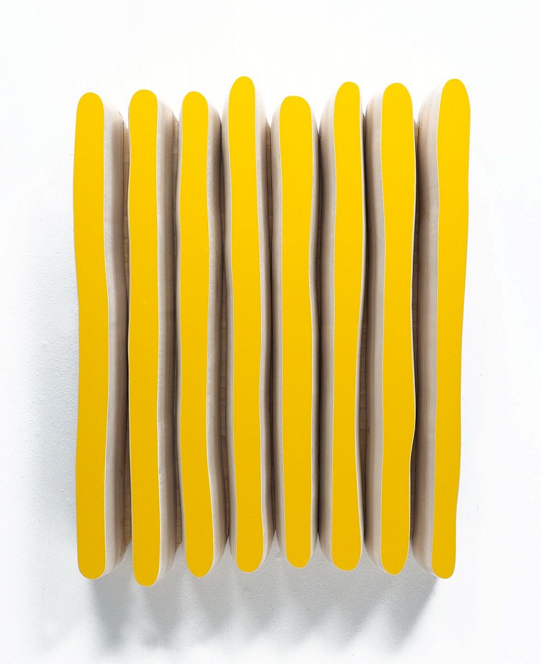 Andrew Zimmerman
Lemon Bars, 2023
ZIM1020
Automotive paint on wood, 19 1/2 x 15 x 3 inches