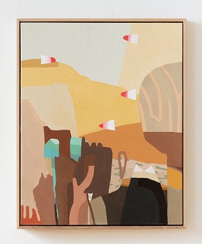 Work:&nbsp;Jen Wink Hays Fracas, 2023 oil on canvas 30 x 24 inches JWH152