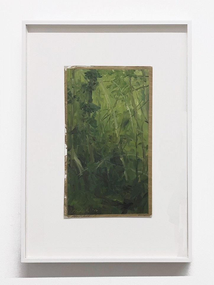 Peter Schroth
Jungle, 2002
SCHR678
oil on paper, 14 x 8 inch image / 23 x 16 3/4 inch frame