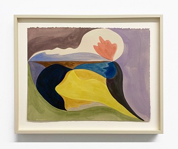 Work:&nbsp;Vinna Begin Untitled, 2023 watercolor on paper 11 1/4 x 15 inches / 14 1/4 x 17 3/4 inches framed BEG058