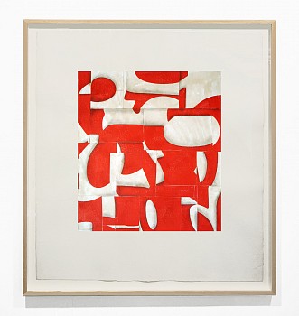 Cecil Touchon - fs2517ct08, 2008 collage 28 x 26 inch image / 45 x 40 1/2 inch paper / 49 x 44 inch frame TOUCH1592